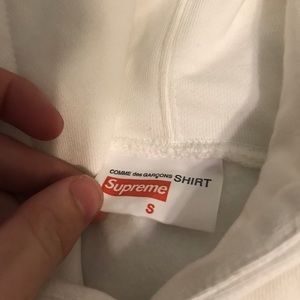 Supreme cdg hoodie